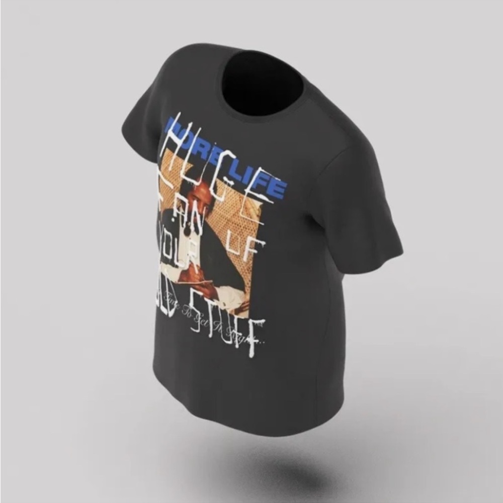 Drake Related Black More Life Huge Fan Short Sleeve T-Shirt Size XL Mens